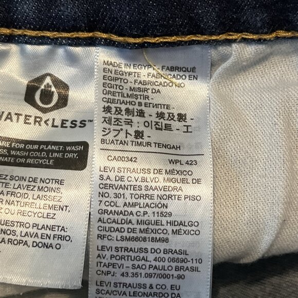 Men's Levis 541 Athletic Taper Fit Denim Jeans SZ 40x30 Blue Stretch Modern - Picture 11 of 13